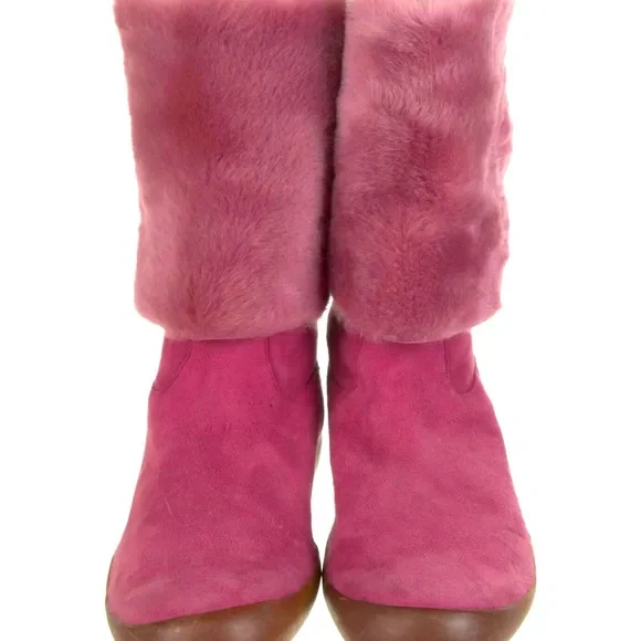 Gucci | Shoes | Gucci Interlocking Gg Logo Fur Suede Riding
